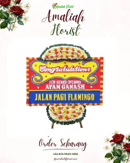 Sewa Papan Bunga Saren